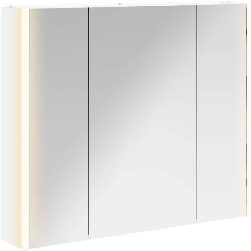 vidaXL Καθρέφτης Ντουλάπα Μπάνιου Λευκό 83,5 x 15,5 x 70 εκ.