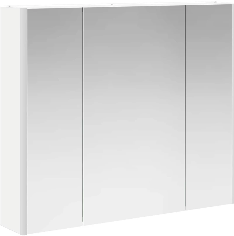vidaXL Καθρέφτης Ντουλάπα Μπάνιου Λευκό 83,5 x 15,5 x 70 εκ.