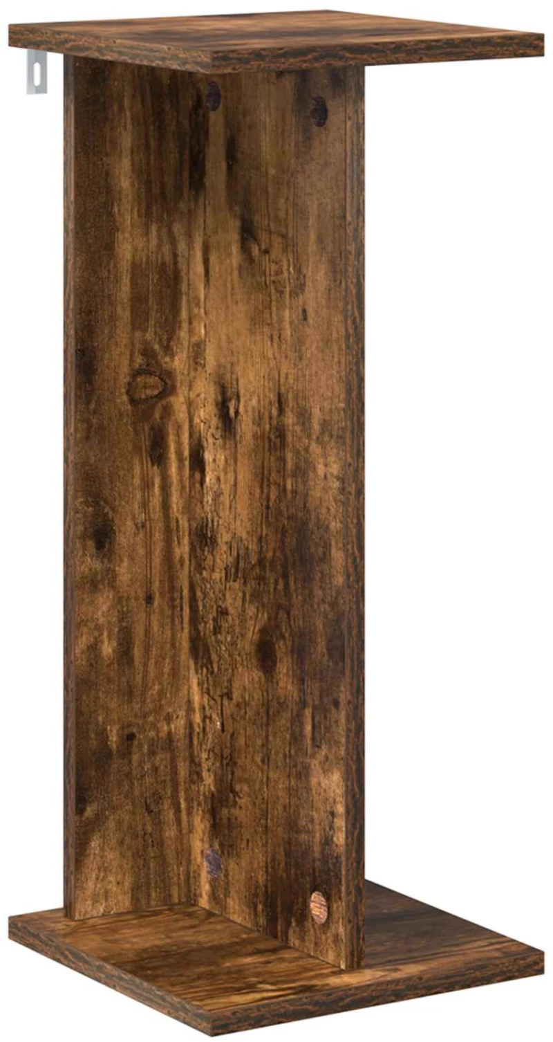 vidaXL Βάση φυτών Καπνιστή Δρυς 25 x 25,5 x 60,5 εκ.