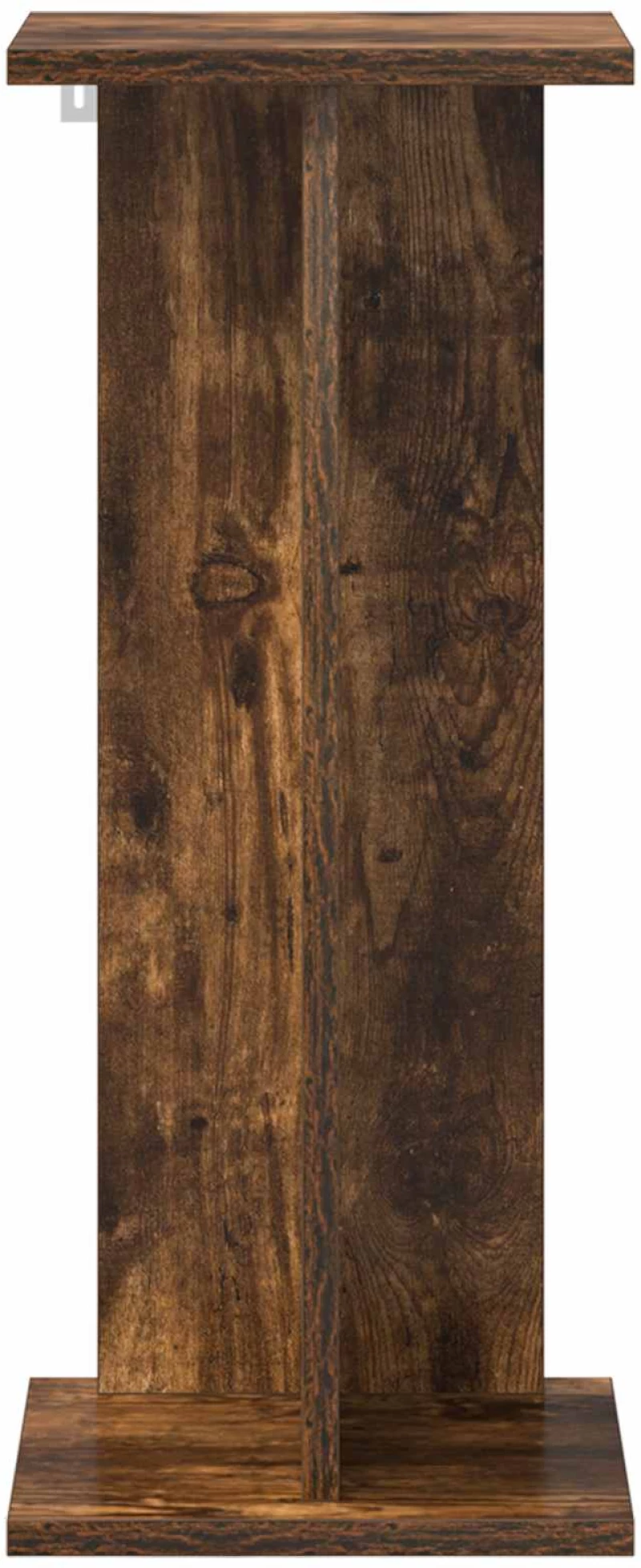 vidaXL Βάση φυτών Καπνιστή Δρυς 25 x 25,5 x 60,5 εκ.