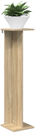 vidaXL Βάση φυτών Δρύς Sonoma 25 x 25,5 x 100,5 εκ.