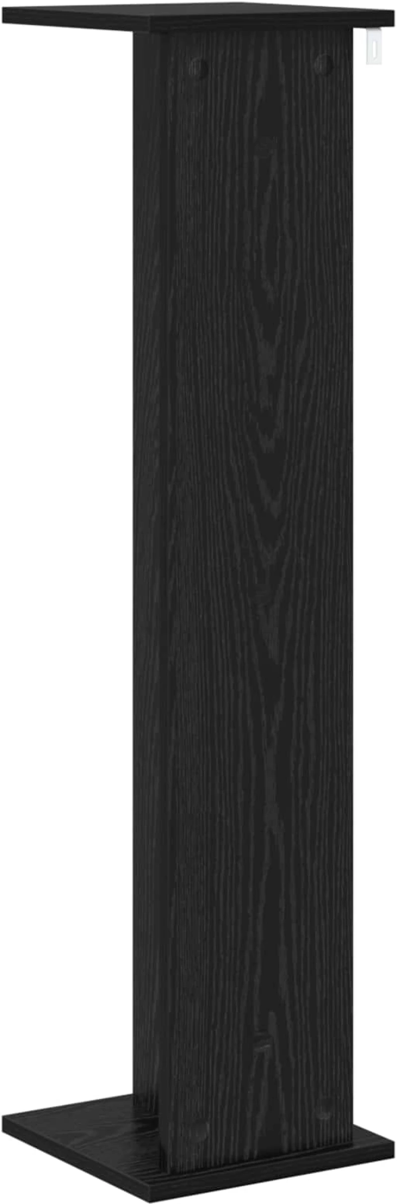 vidaXL Βάση φυτών Μαύρη Δρυς 25 x 25,5 x 100,5 εκ.