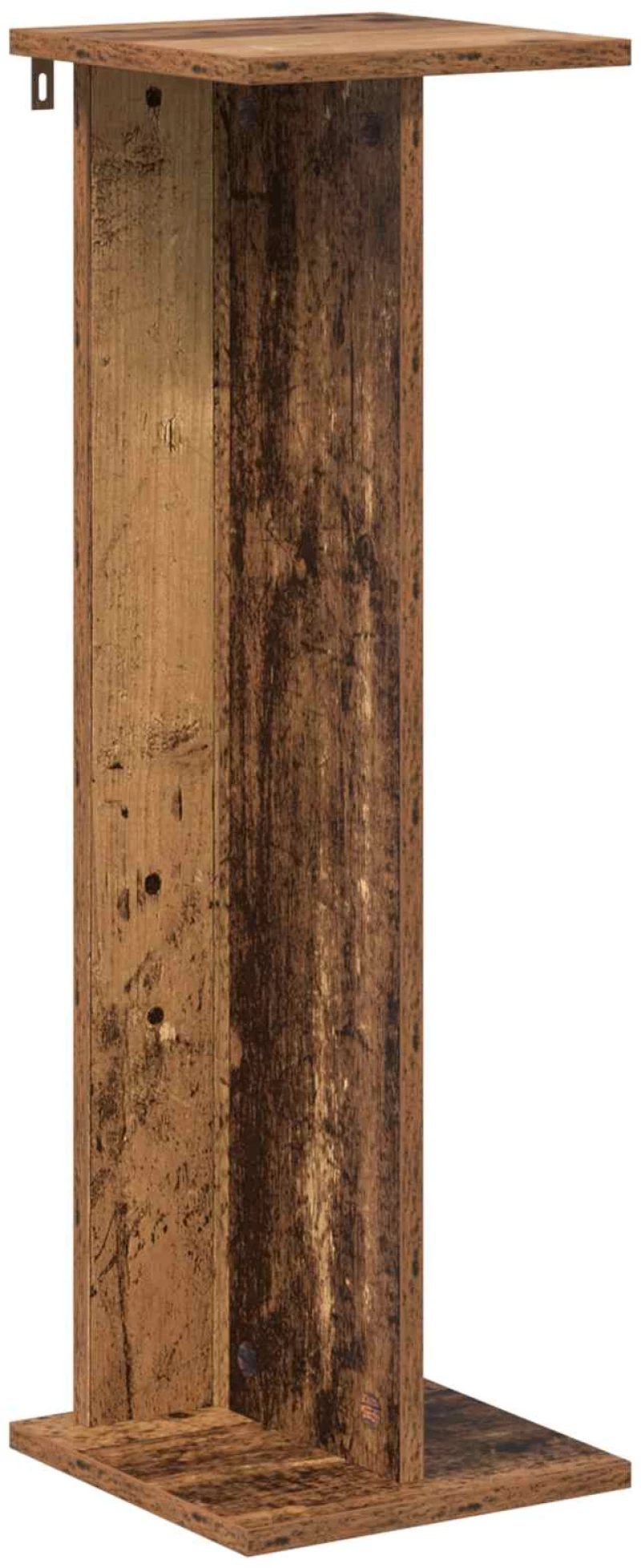 vidaXL Βάση φυτών Παλιό ξύλο 25 x 25,5 x 80,5 εκ.
