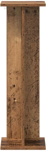 vidaXL Βάση φυτών Παλιό ξύλο 25 x 25,5 x 80,5 εκ.