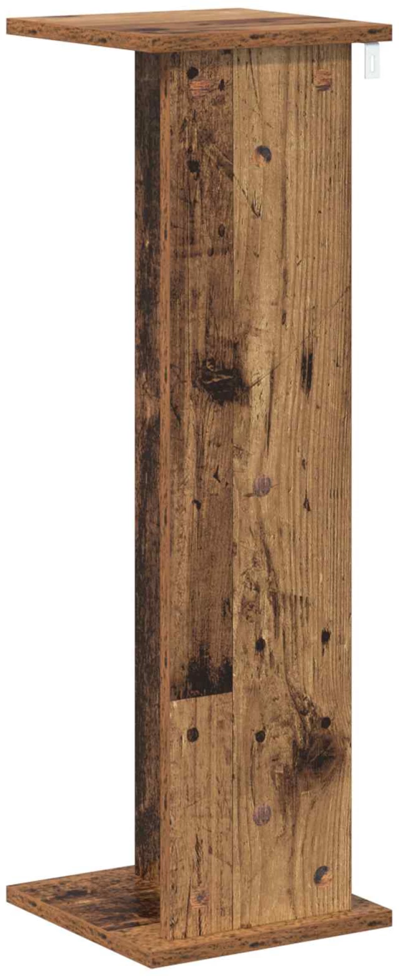 vidaXL Βάση φυτών Παλιό ξύλο 25 x 25,5 x 80,5 εκ.