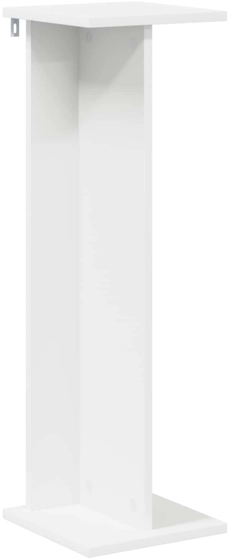 vidaXL Βάση φυτών 2 pcs Λευκός 25 x 25,5 x 80,5 εκ.