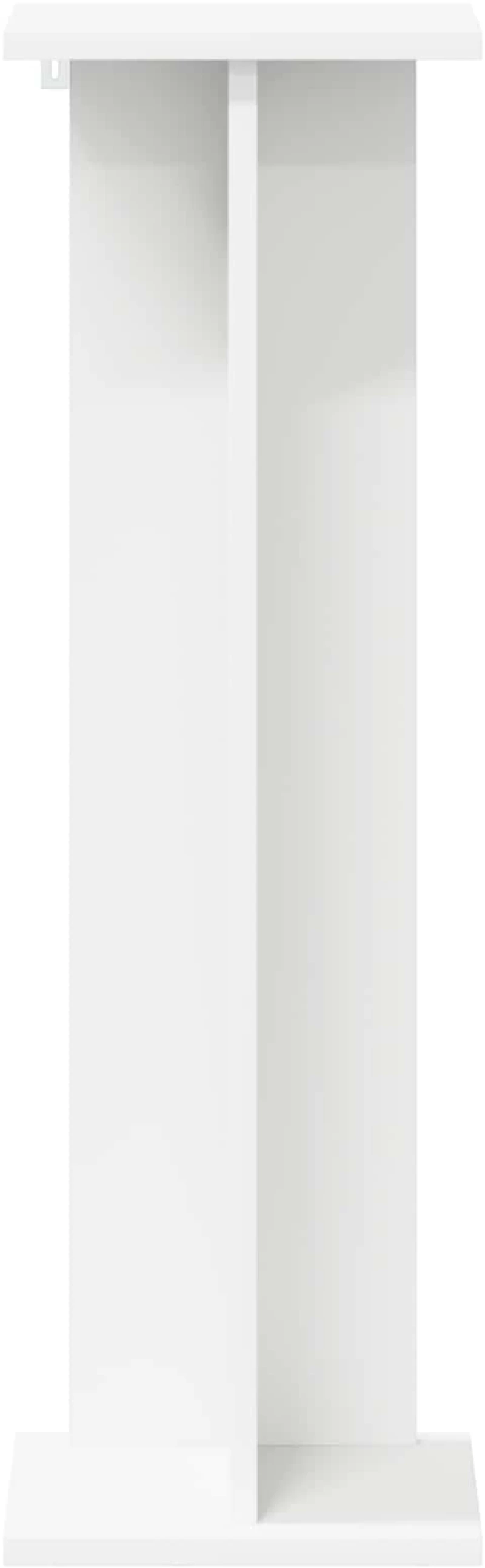vidaXL Βάση φυτών 2 pcs Λευκός 25 x 25,5 x 80,5 εκ.