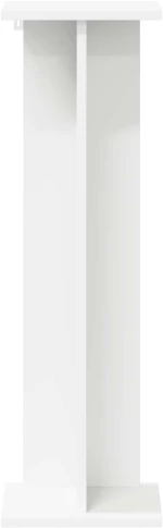 vidaXL Βάση φυτών 2 pcs Λευκός 25 x 25,5 x 80,5 εκ.