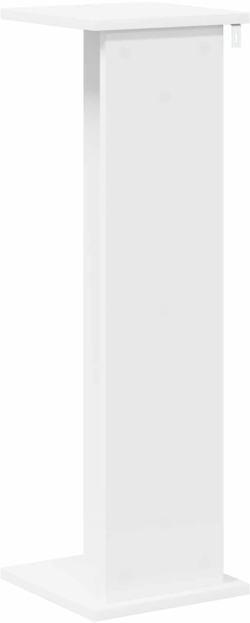 vidaXL Βάση φυτών 2 pcs Λευκός 25 x 25,5 x 80,5 εκ.