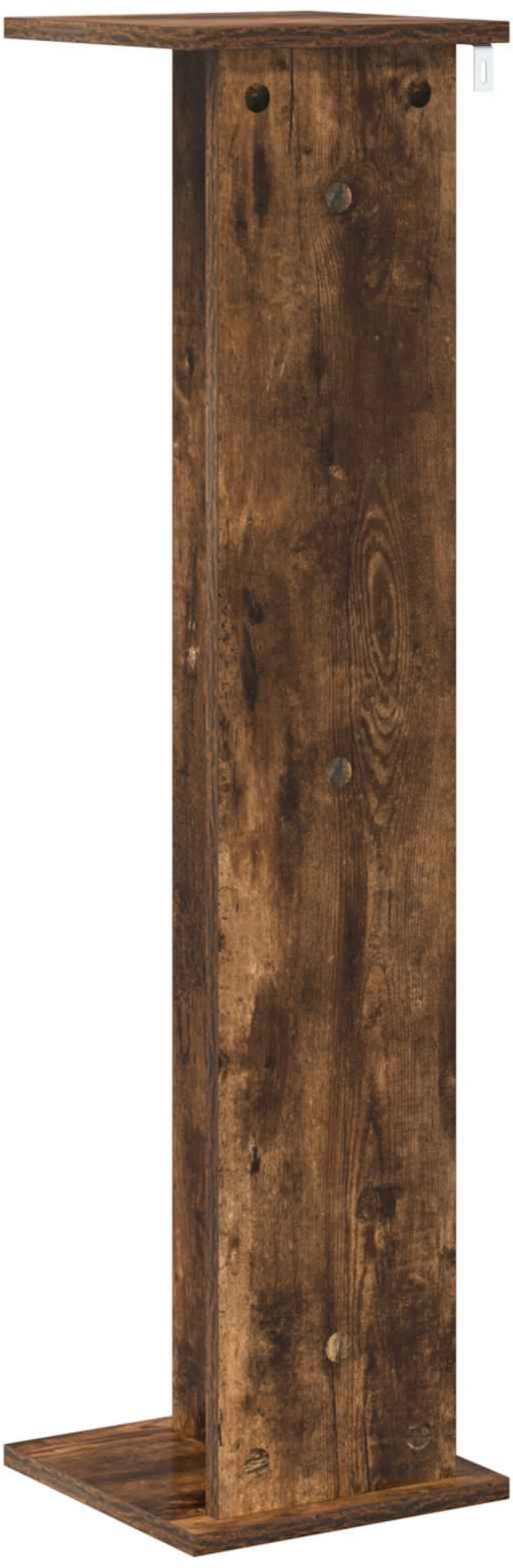 vidaXL Βάση φυτών 2 pcs Καπνιστή Δρυς 25 x 25,5 x 100,5 εκ.