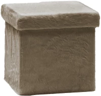 Πουφ Αναδιπλούμενο Τόρτορα Velure 38x38cm