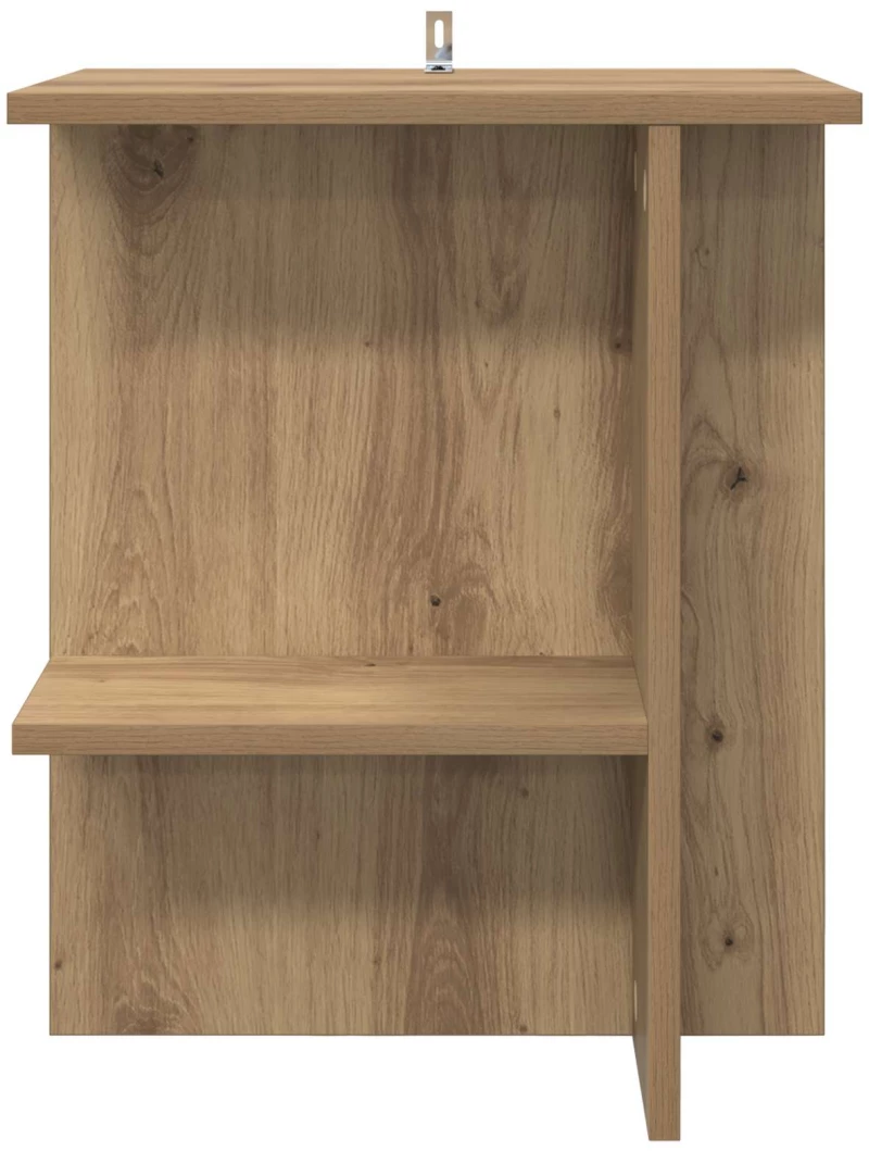 vidaXL Τραπεζάκι σαλονιού Artisan Δρυς 40 x 30 x 49 εκ.