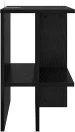 vidaXL Τραπεζάκι σαλονιού Μαύρη Δρυς 40 x 30 x 49 εκ.