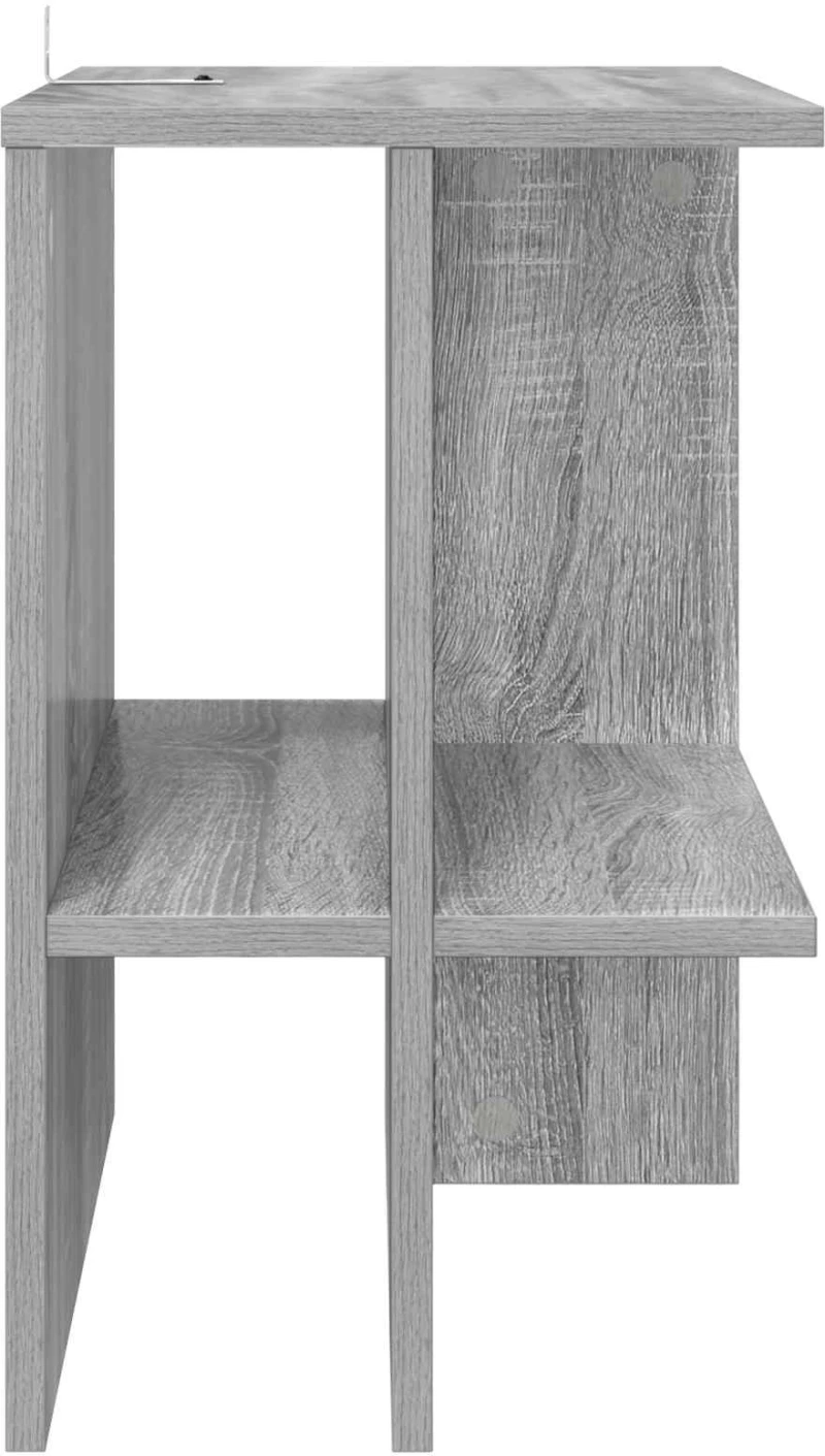 vidaXL Τραπεζάκι σαλονιού Γκρι Sonoma 40 x 30 x 49 εκ.
