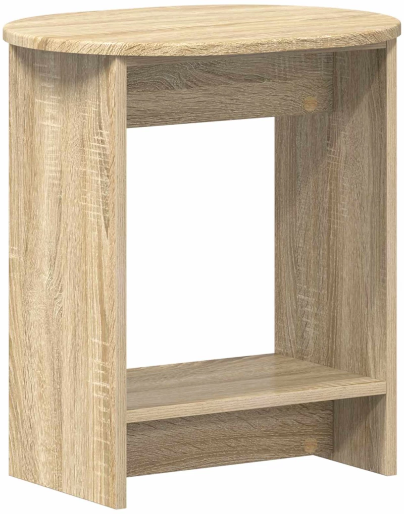 vidaXL Τραπεζάκι Πλευράς Sonoma Δρυς 50 x 39,5 x 55 εκ