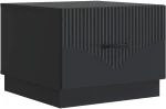vidaXL Τραπεζάκι σαλονιού Μαύρο 49 x 50 x 37 εκ. Επεξεργασμένο Ξύλο