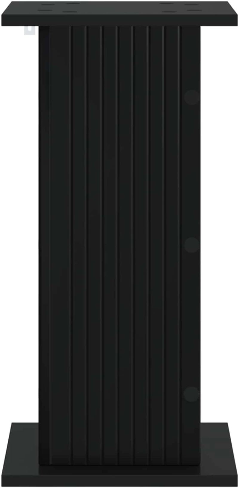 vidaXL Βάση φυτών 2 pcs Μαύρο 30,5 x 30 x 60,5 εκ Επεξεργασμένο Ξύλο