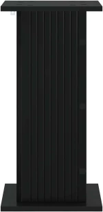 vidaXL Βάση φυτών 2 pcs Μαύρο 30,5 x 30 x 60,5 εκ Επεξεργασμένο Ξύλο