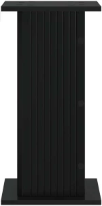 vidaXL Βάση φυτών 2 pcs Μαύρο 30,5 x 30 x 60,5 εκ Επεξεργασμένο Ξύλο