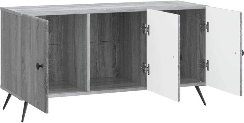 vidaXL Ντουλάπι TV Γκρι Sonoma 99 x 34,5 x 50 εκ. Επεξεργασμένο Ξύλο