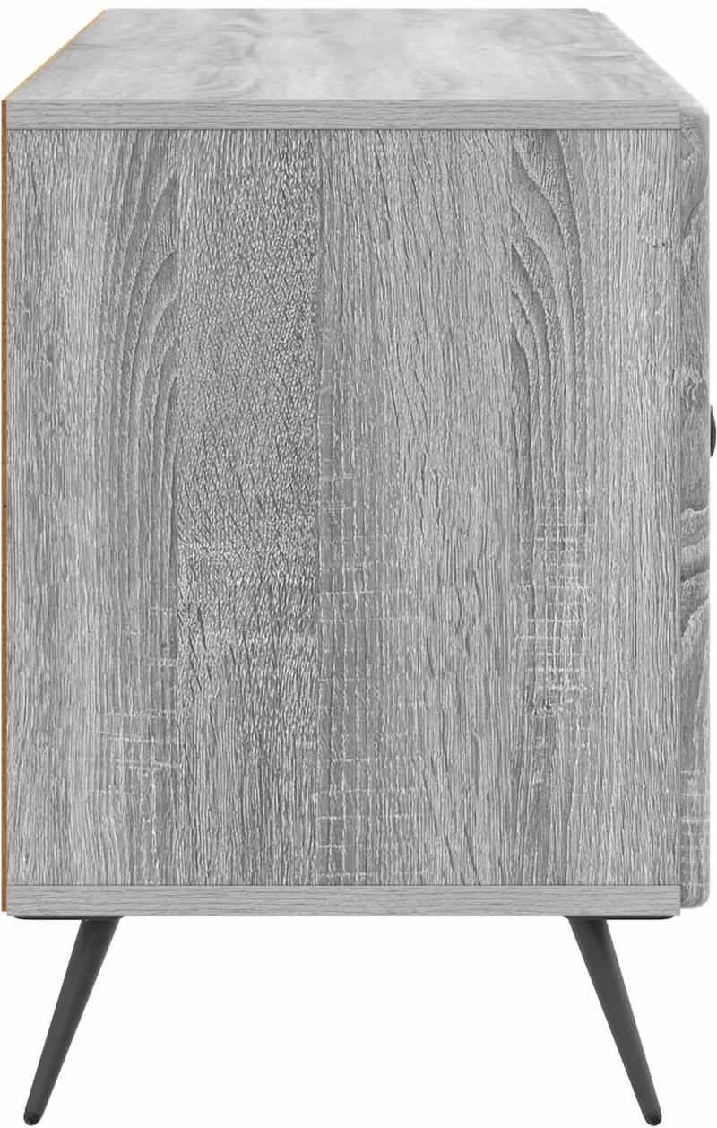 vidaXL Ντουλάπι TV Γκρι Sonoma 99 x 34,5 x 50 εκ. Επεξεργασμένο Ξύλο