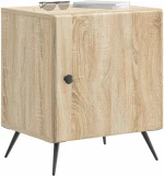 vidaXL Κομοδίνο 2 pcs Sonoma Δρυς 43 x 34,5 x 50 εκ Επεξεργασμένο Ξύλο