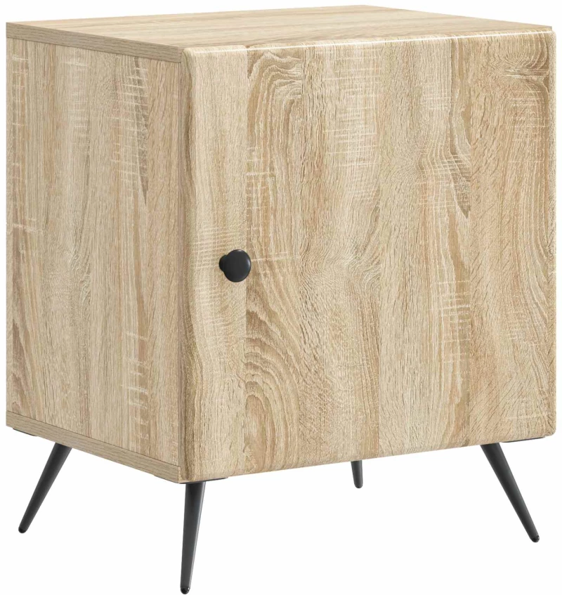 vidaXL Κομοδίνο 2 pcs Sonoma Δρυς 43 x 34,5 x 50 εκ Επεξεργασμένο Ξύλο