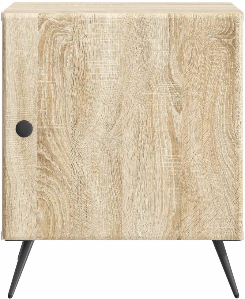 vidaXL Κομοδίνο 2 pcs Sonoma Δρυς 43 x 34,5 x 50 εκ Επεξεργασμένο Ξύλο