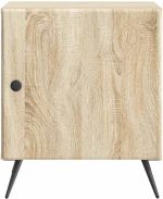 vidaXL Κομοδίνο 2 pcs Sonoma Δρυς 43 x 34,5 x 50 εκ Επεξεργασμένο Ξύλο
