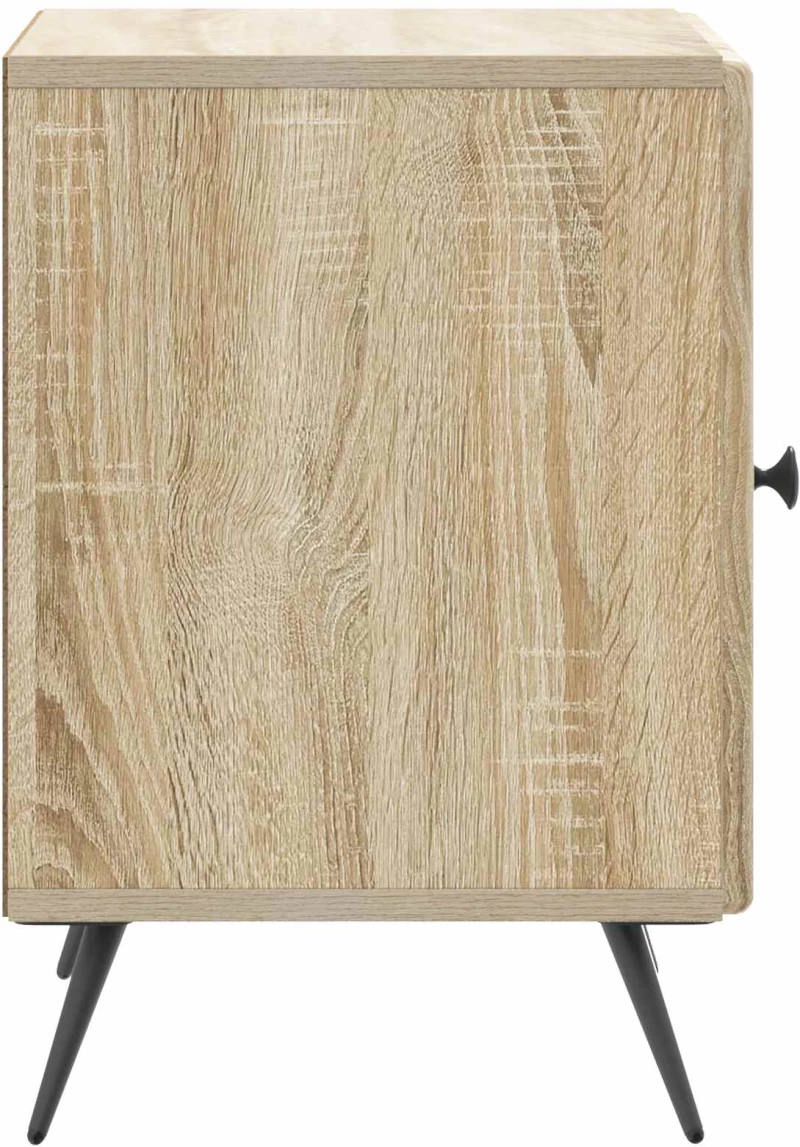 vidaXL Κομοδίνο 2 pcs Sonoma Δρυς 43 x 34,5 x 50 εκ Επεξεργασμένο Ξύλο