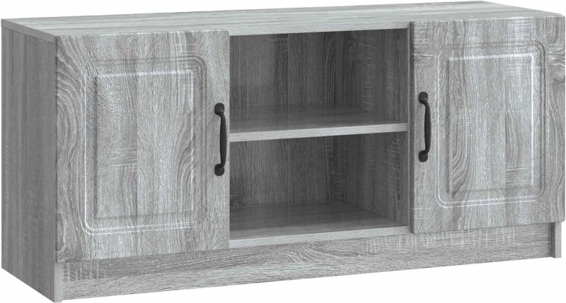 vidaXL Ντουλάπι TV Γκρι Sonoma 102 x 34,5 x 47 εκ Επεξεργασμένο Ξύλο