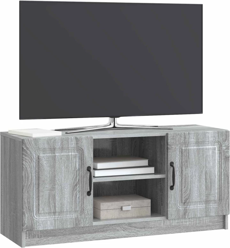 vidaXL Ντουλάπι TV Γκρι Sonoma 102 x 34,5 x 47 εκ Επεξεργασμένο Ξύλο