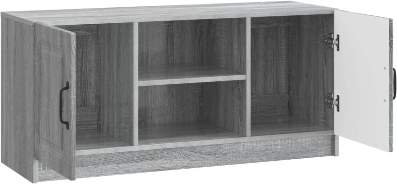 vidaXL Ντουλάπι TV Γκρι Sonoma 102 x 34,5 x 47 εκ Επεξεργασμένο Ξύλο