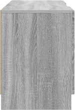 vidaXL Ντουλάπι TV Γκρι Sonoma 102 x 34,5 x 47 εκ Επεξεργασμένο Ξύλο