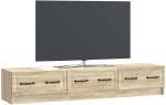 vidaXL Ντουλάπι TV Sonoma Δρυς 147 x 34,5 x 27 εκ Επεξεργασμένο Ξύλο