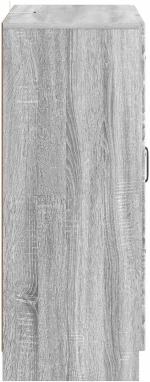 vidaXL Πλαϊνό γραφείο με συρτάρι Γκρι Sonoma 66 x 34,5 x 87 εκ.