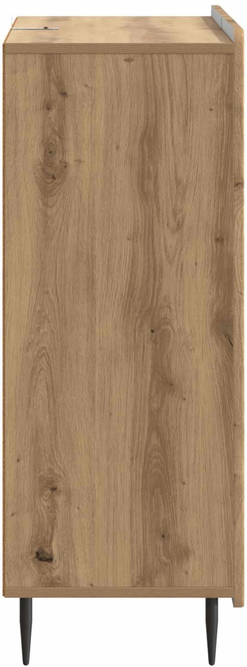 vidaXL Πλαϊνό γραφείο με συρτάρι Artisan Δρυς 66 x 34,5 x 91,5 εκ