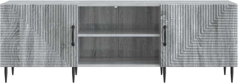 vidaXL Ντουλάπι TV Γκρι Sonoma 150 x 31 x 50 εκ. Επεξεργασμένο Ξύλο