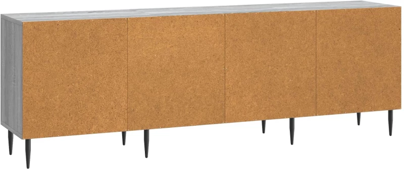 vidaXL Ντουλάπι TV Γκρι Sonoma 150 x 31 x 50 εκ. Επεξεργασμένο Ξύλο