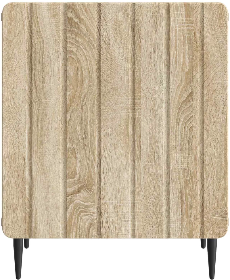 vidaXL Κομοδίνο 2 pcs Sonoma Δρυς 43 x 34,5 x 52 εκ Επεξεργασμένο Ξύλο
