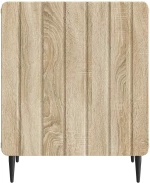 vidaXL Κομοδίνο 2 pcs Sonoma Δρυς 43 x 34,5 x 52 εκ Επεξεργασμένο Ξύλο