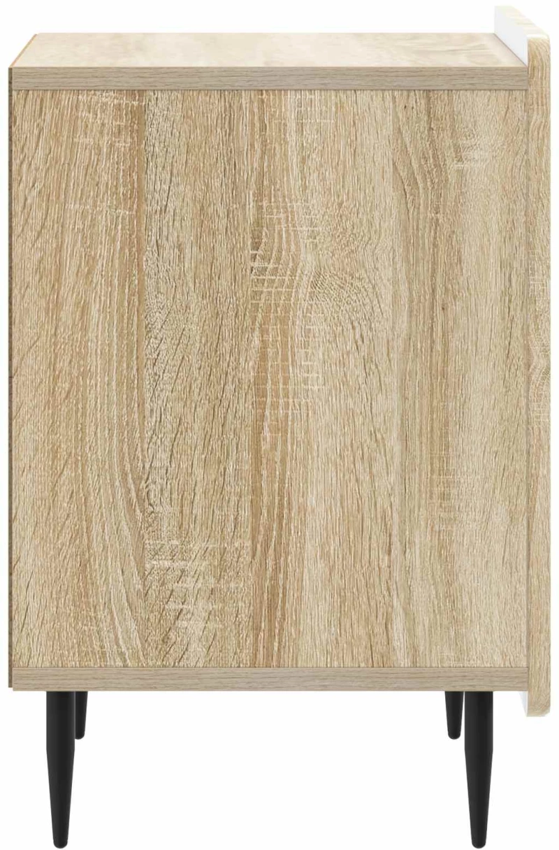 vidaXL Κομοδίνο 2 pcs Sonoma Δρυς 43 x 34,5 x 52 εκ Επεξεργασμένο Ξύλο