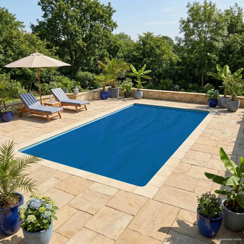 vidaXL Ηλιακή Κάλυψη Πισίνας Βαρέως Τύπου 800 x 500 cm 200 μm