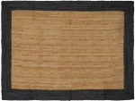 vidaXL Χαλιά χώρου Σκούρο Γκρι 120 x 170 cm Γιούτα