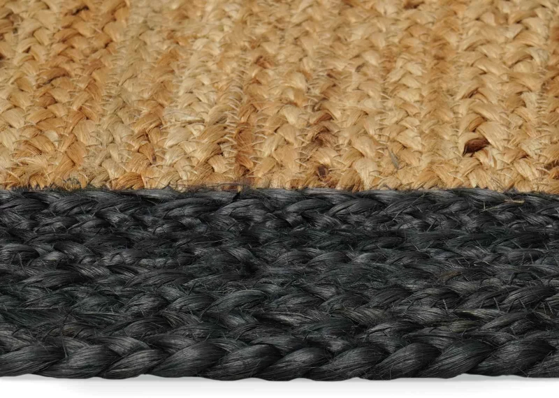 vidaXL Χαλιά χώρου Σκούρο Γκρι 120 x 170 cm Γιούτα