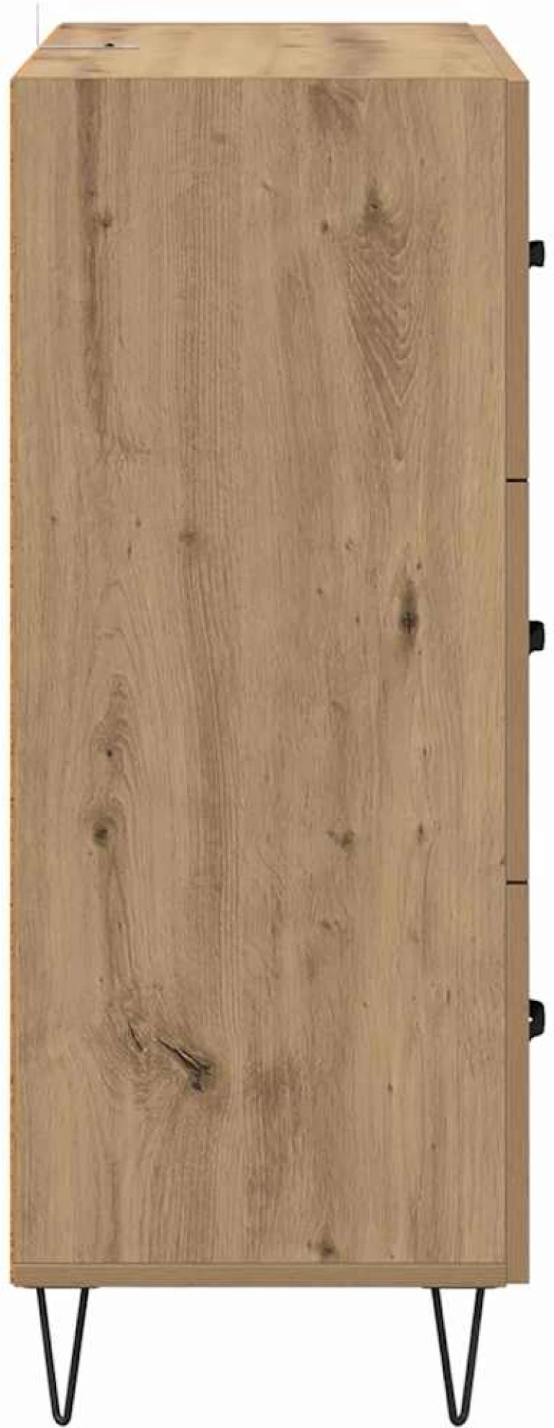 vidaXL Πλαϊνό γραφείο με συρτάρι Artisan Oak 69,5 x 34 x 90 εκ.