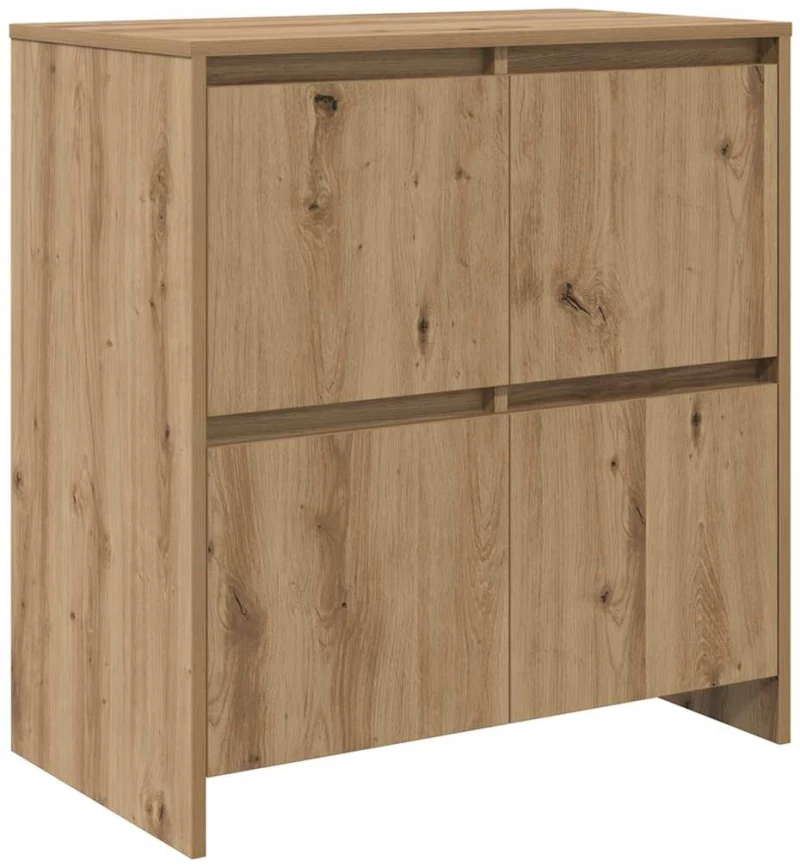 vidaXL Πλαϊνό γραφείο με συρτάρι 3 pcs Artisan Oak 70 x 41 x 75 εκ.