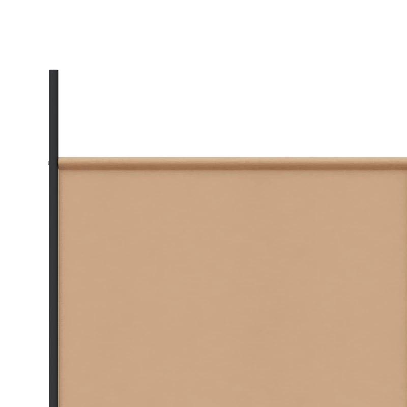 vidaXL Διαχωριστικό Δωματίου 6-Πάνελ Μπεζ 520 x 180 cm Ύφασμα