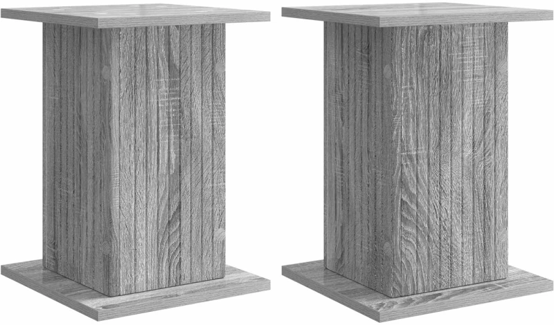vidaXL Βάση φυτών 2 pcs Γκρι Sonoma 30,5 x 30 x 43 εκ
