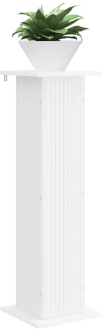 vidaXL Βάση φυτών Λευκό 30,5 x 30 x 100,5 εκ Επεξεργασμένο Ξύλο
